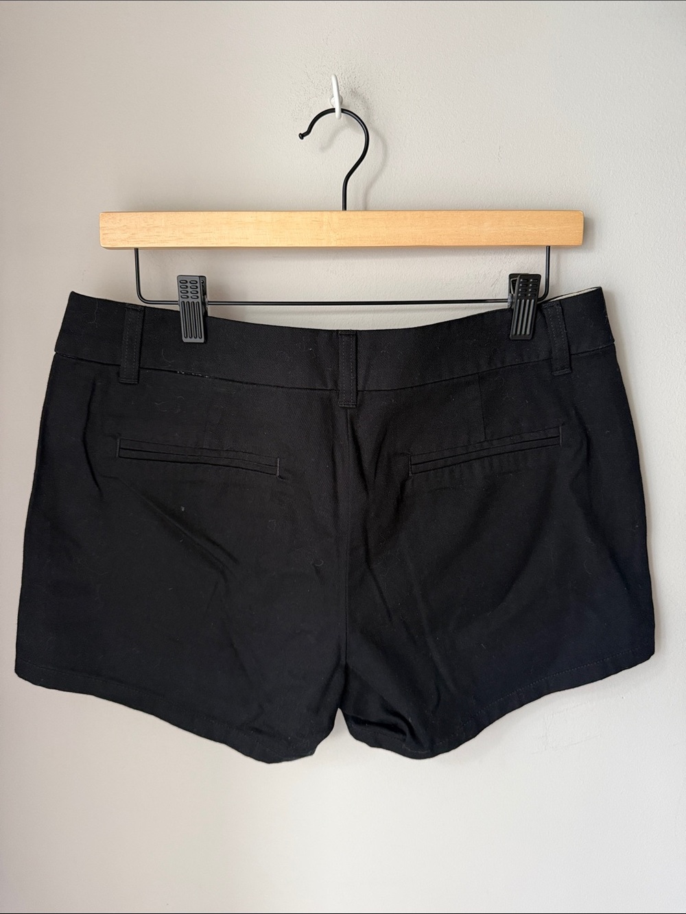 J.Crew Black Tailored Chino Shorts Flat Front Casual Dress Shorts - Picture 4 of 4